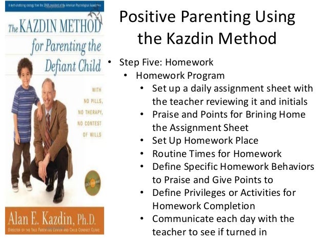 ccbts adhd and parenting kazdin method chart