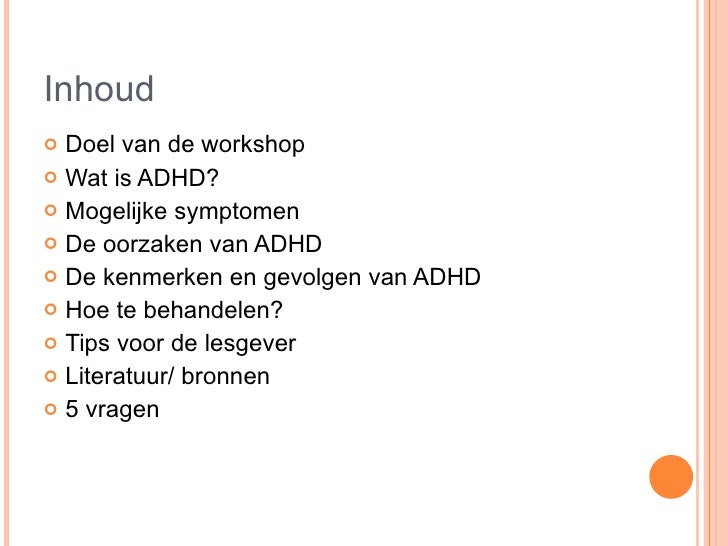 Adhd ppt