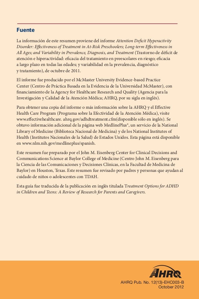 what is adhd definition in spanish