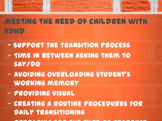 Adhd sped 101 | PPTX