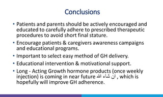 Adherence in growth hormone therapy & approach to improve it!! | PDF