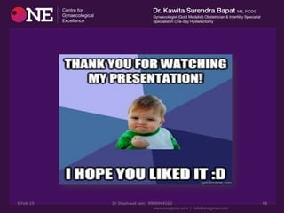 3-­‐Feb-­‐19	
   48	
  Dr	
  Shashwat	
  Jani.	
  	
  9909944160	
  
 