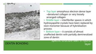 Adhesion & Bonding in Dentistry | PPTX