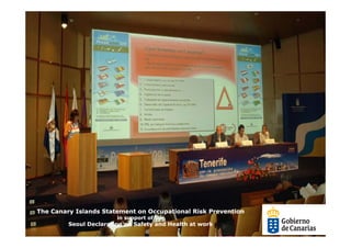 The Canary Islands Statement on Occupational Risk Prevention
                        in support of the
         Seoul Declaration on Safety and Health at work
 