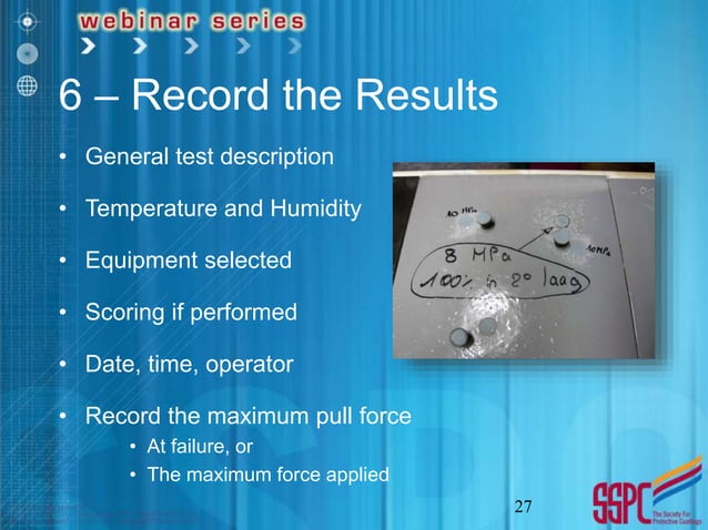 Adhesion test- Pull off adhesion testings.ppt | Chemistry | Science
