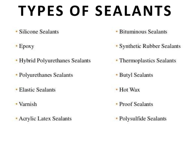 BM Adhesives and sealants | PPT