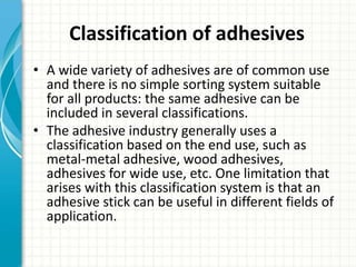 Adhesives for rubber compounds | PPTX