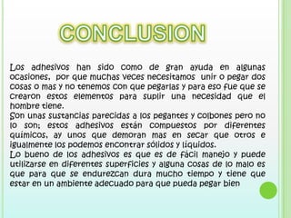 ADHESIVOS