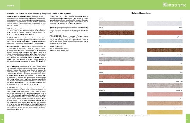 Adhesivos y boquillas interceramic