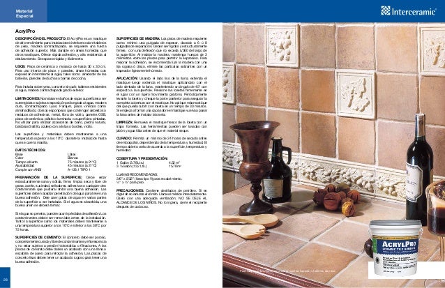 Adhesivos y boquillas interceramic