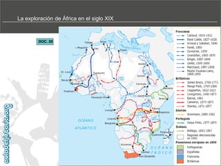 La exploración de África en el siglo XIX

DOC. 29

 