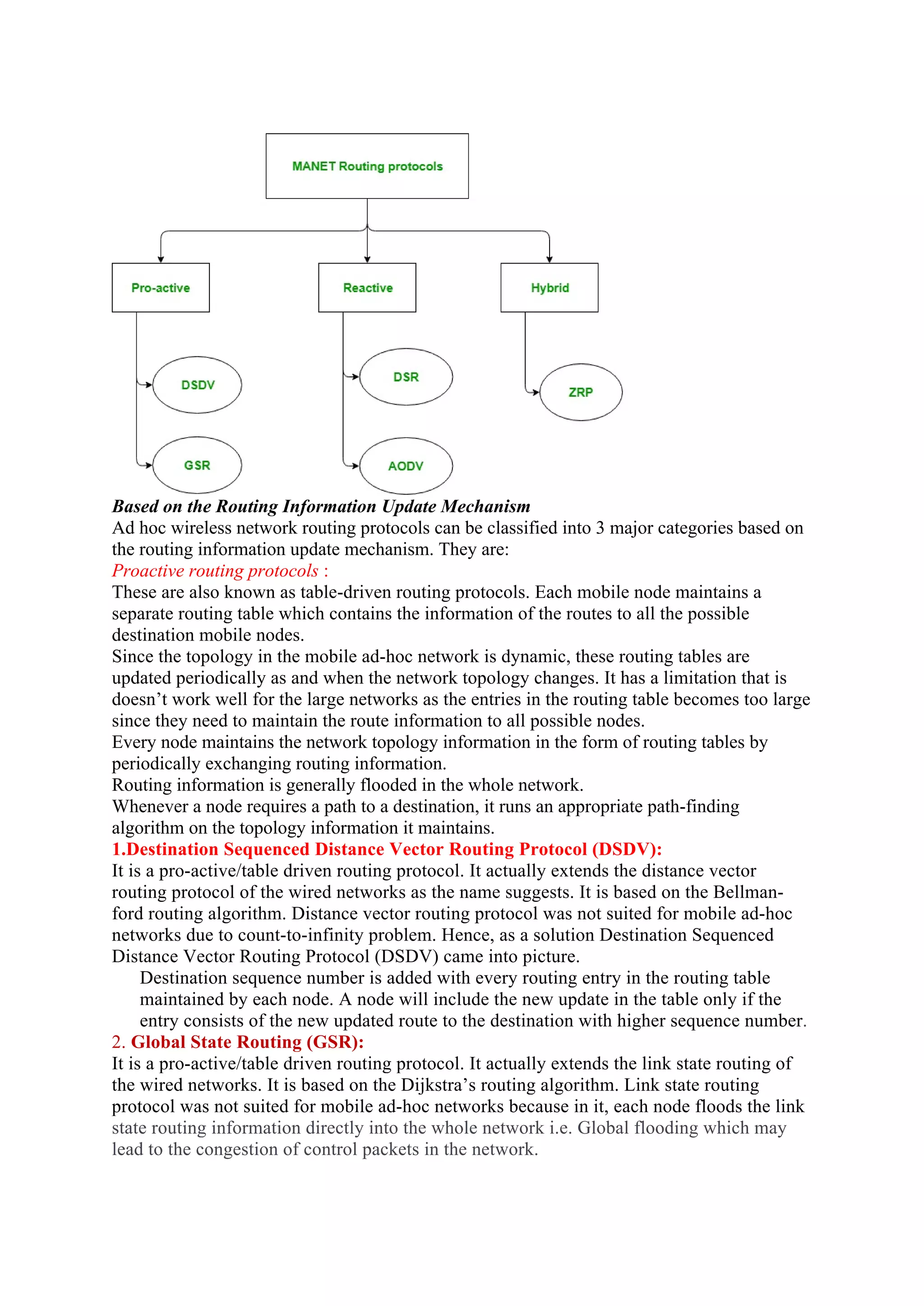 Module 3: Routing Protocols and Transport Layer in Ad-hoc Networks | PDF