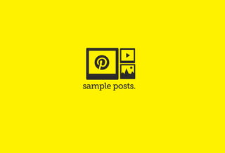 sample posts.
 