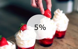 5%
 