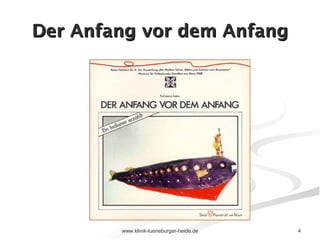 Der Anfang vor dem Anfang 