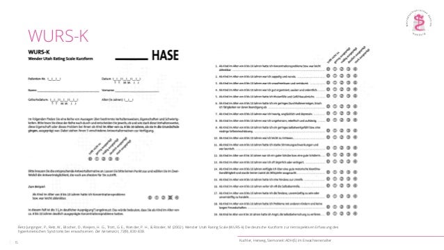 Disyps-iii Fbb-adhs Beurteilungsbogen Pdf ADHS im Erwachsenenalter - Diagnostik, Therapie und Forschung