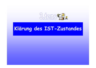 Klärung des IST-Zustandes
 