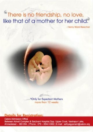 Adhya Gyanam - Learning Begins from the Womb Brochure