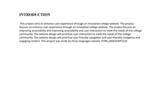 presentation on college website project .pptx