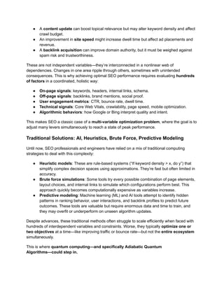 ThatWare LLP Redefines SEO with Adiabatic Quantum Algorithm Technology ...