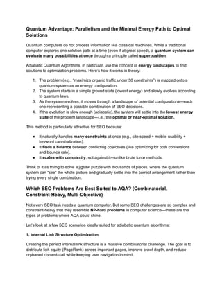 ThatWare LLP Redefines SEO with Adiabatic Quantum Algorithm Technology ...