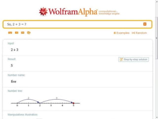 A Dialog with WolframAlpha