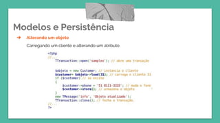 Adianti Framework - Desenvolvendo sistemas web de forma ágil | PDF