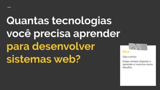 Adianti Framework - Desenvolvendo sistemas web de forma ágil | PDF