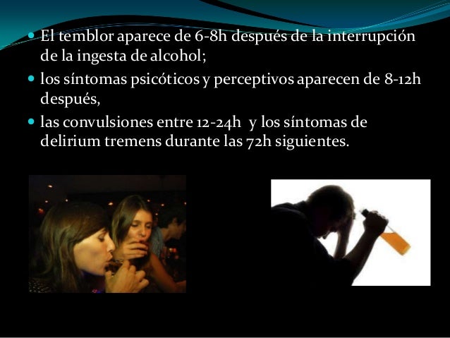 Las desviaciones mentales al alcoholismo