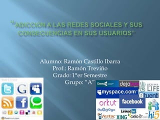Alumno: Ramón Castillo Ibarra
    Prof.: Ramón Treviño
    Grado: 1°er Semestre
         Grupo: “A”
 