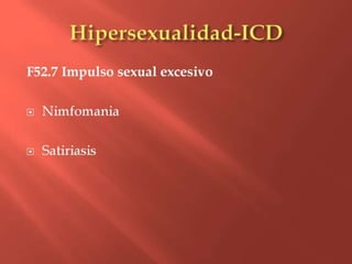 Hipersexualidad-ICD