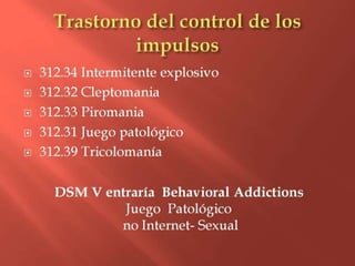 Trastorno del control de los impulsos
