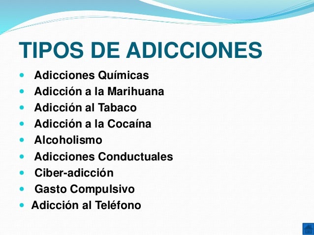 Los Tipos De Adicciones