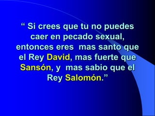 Adiccion Sexual en el Liderazgo de la Iglesia | PPT