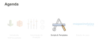 Agenda
Introdução
WAF & Lambda
Automação de
Proteção
Scripts & Templates Estudo de caso
 