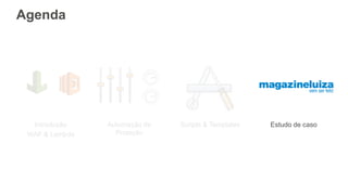 Agenda
Introdução
WAF & Lambda
Automação de
Proteção
Scripts & Templates Estudo de caso
 