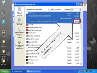 Adicionar ou Remover Programas