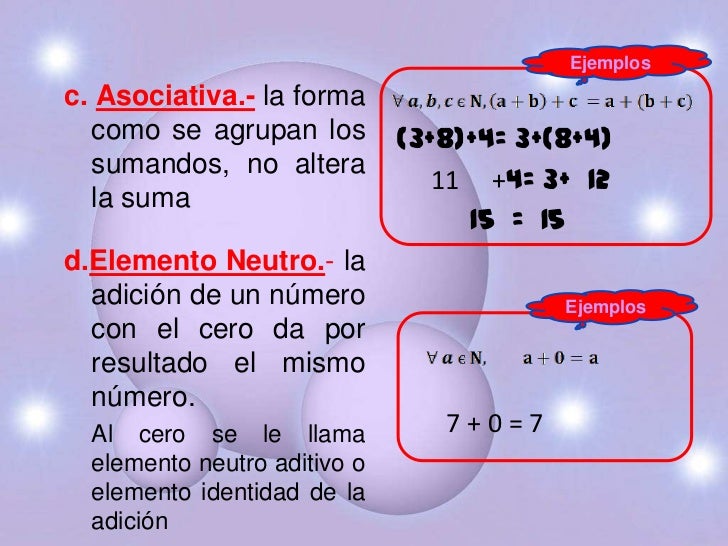 Adicion numeros naturales