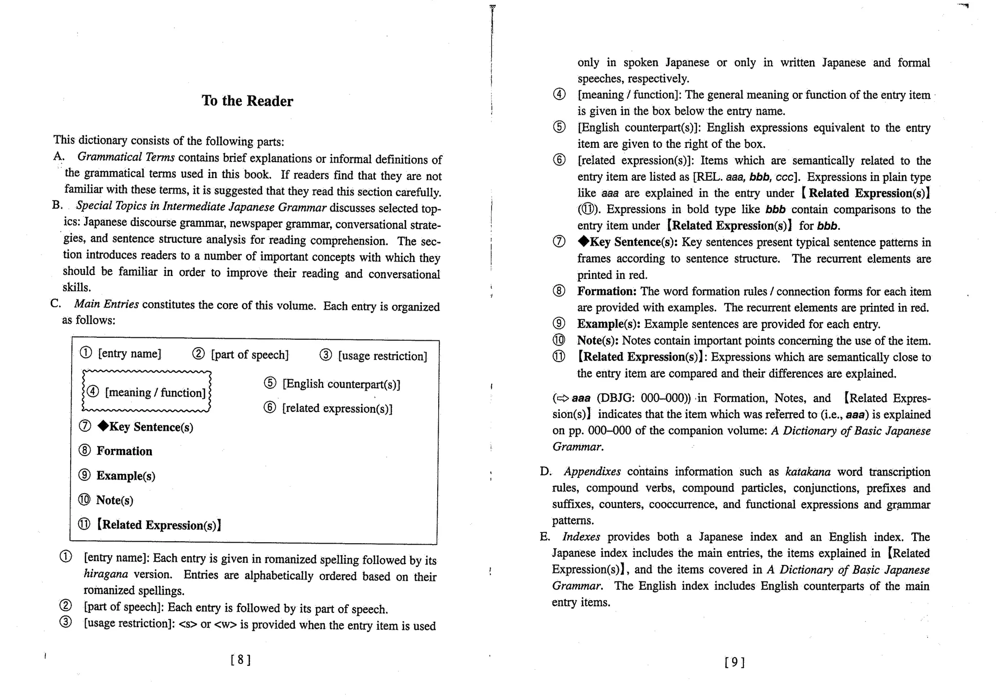 A dictionary of_intermediate_japanese_grammar