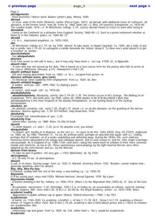 A dictionary of slang and unconventional english | PDF
