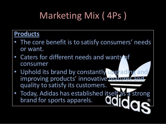 marketing mix adidas