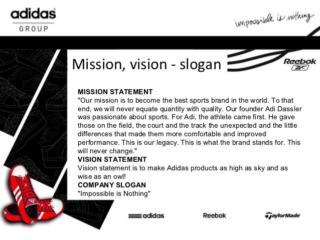 adidas brand mission
