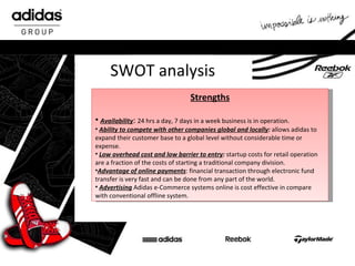 SWOT analysis <ul><li>Strengths </li></ul><ul><li>Availability :  24 hrs a day, 7 days in a week business is in operation....