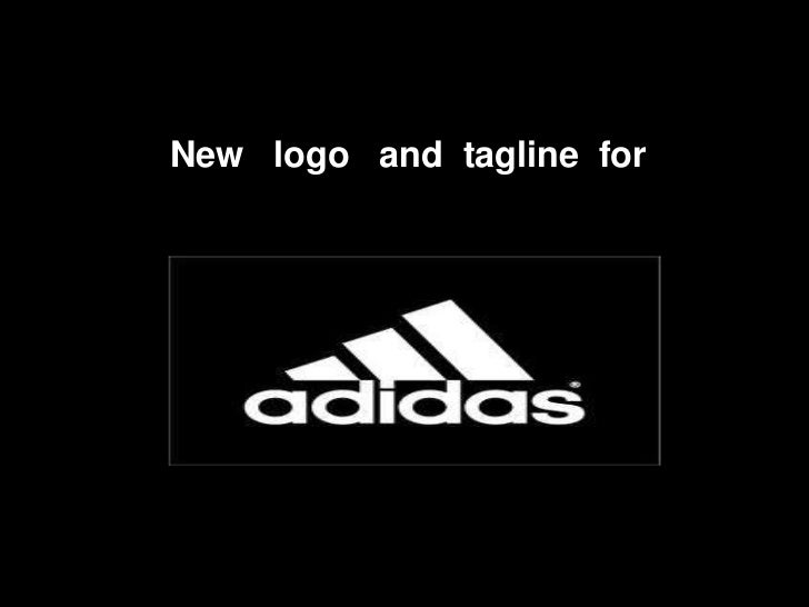 adidas logo and tagline