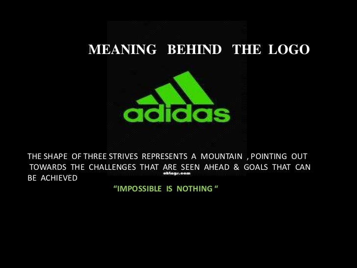 adidas logo and tagline