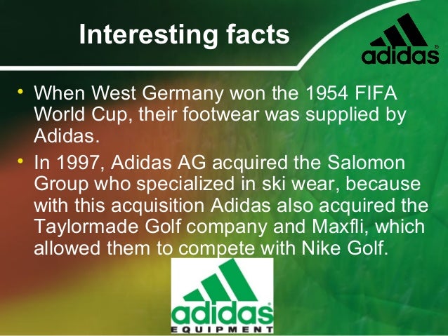 interesting facts about adidas