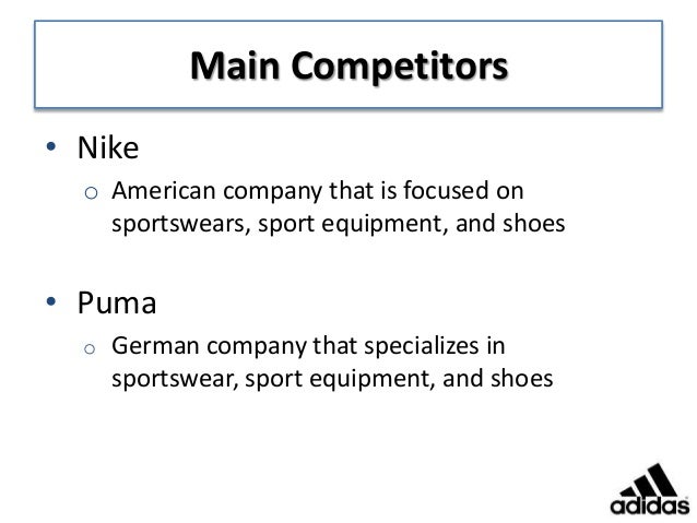 adidas major competitors