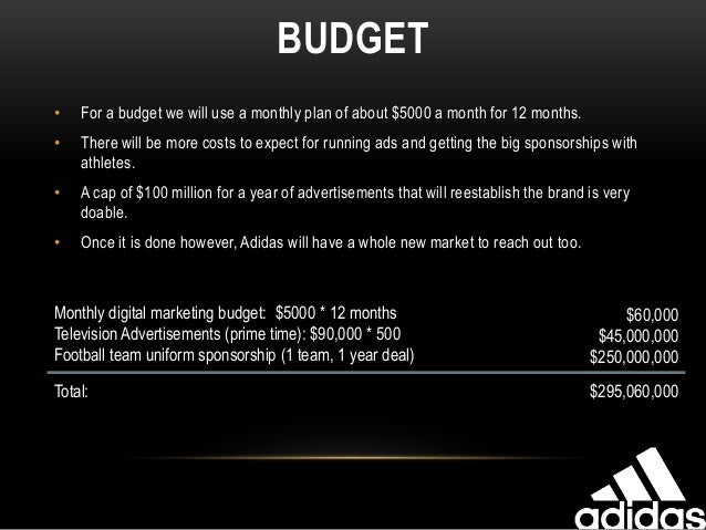budget adidas