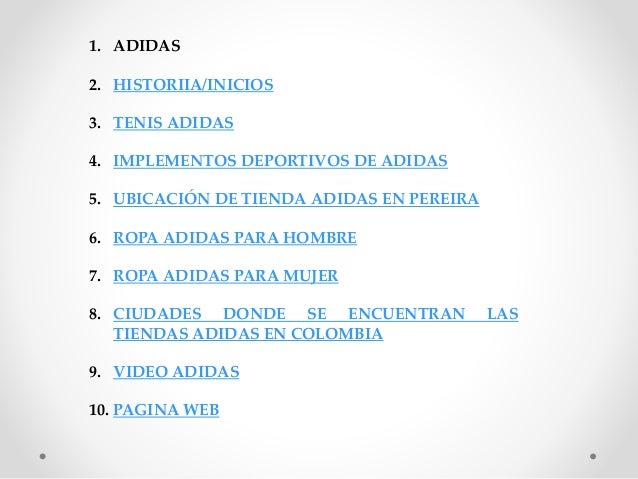 productos y novedades de Adidas