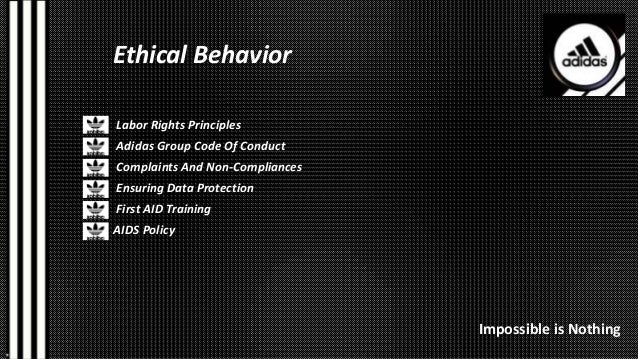 adidas code of ethics